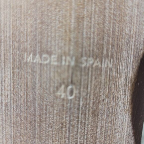 Free People Royale Pointed Toe D'Orsay Women's Size 9.5 Light Tan Leather Shoes - Picture 8 of 9